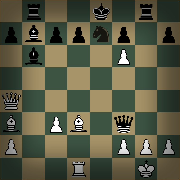 White to move in The Evergreen Game