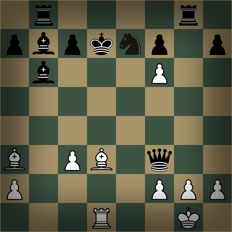 White to move in The Evergreen Game