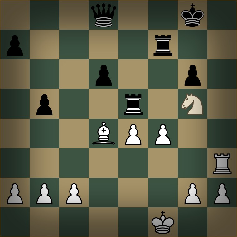 White to move in Nezhmetdinov's Queen Sacrifice