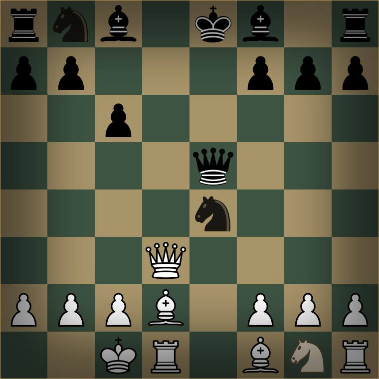 White to move in Reti's Queen Sacrifice